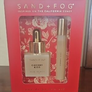 SAND + FOG Cherry Kiss Eau de Parfum Oil Set - Red and Gold